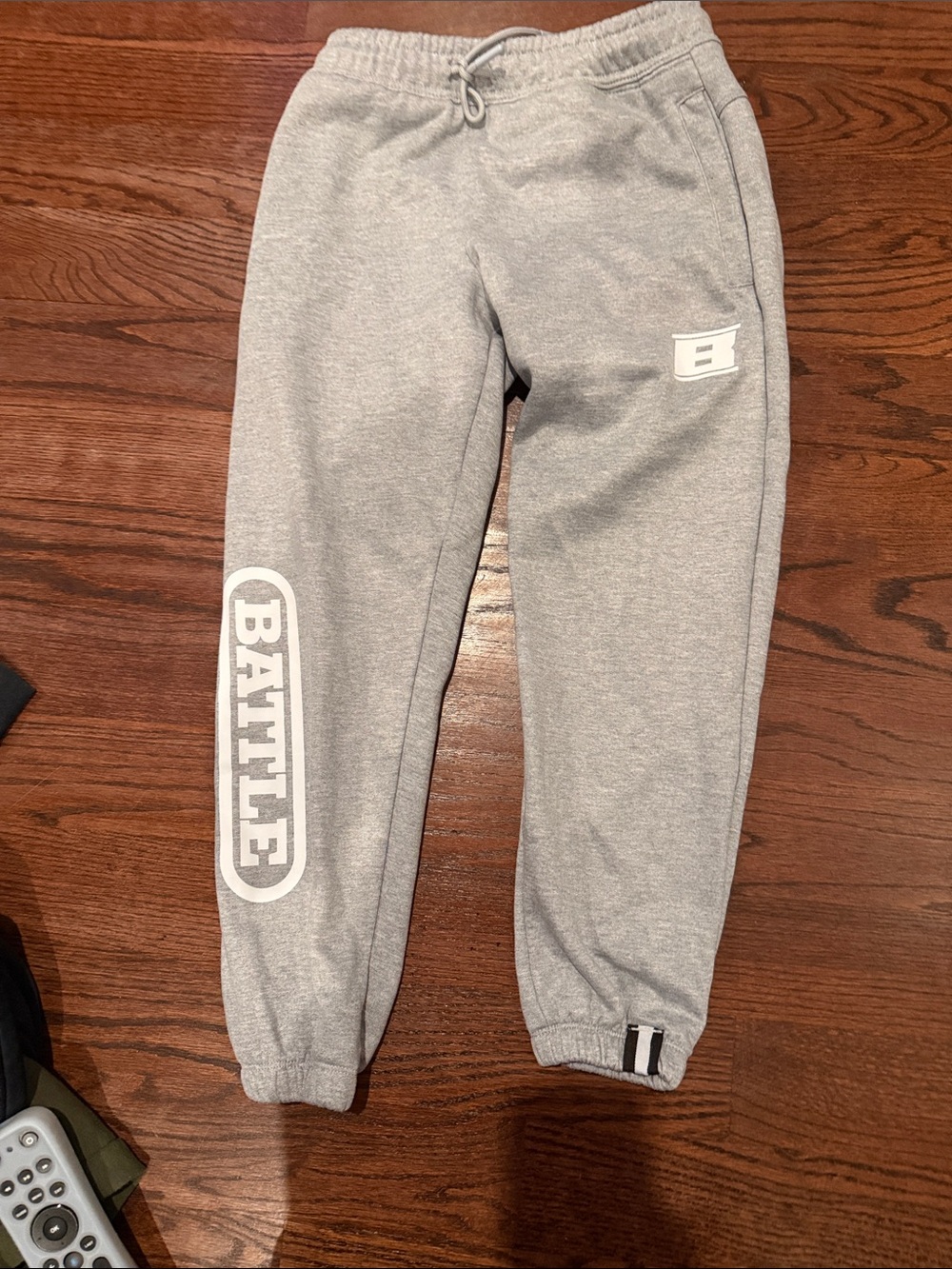 Battle Kids Grey 'Battle' Graphic Sweatpants - never worn